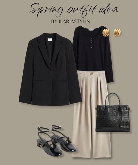 SPRING OUTFIT IDEA 🤍

fashion inspo, spring outfit, spring fashion, spring style, outfit idea, outfit inspo, classic chic outfit, classic chic ootd, black blazer, oversized blazer, henley shirt, henley top, navy blue shirt, navy blue top, beige pants, dress pants, wide leg pants, jeans, mary jane shoes, black pumps, pumps shoes, black bag, coc effect bag, shoulder bag, h&m, mango, style inspo, women fashion

#LTKSeasonal #LTKstyletip #LTKworkwear