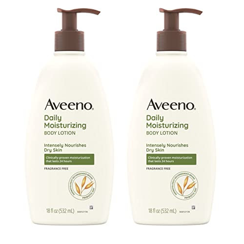 Aveeno Active Naturals Daily Moisturizing Lotion, 18-Ounce Pump (Pack of 2) | Amazon (US)
