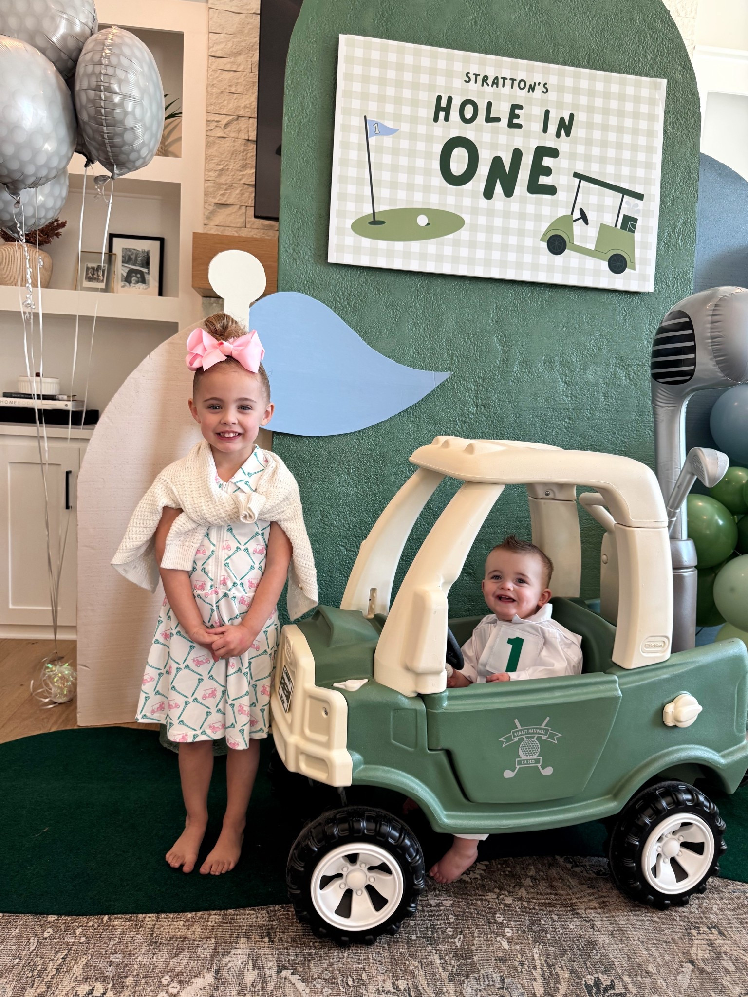 The sweetest little golf outfits for my son’s hole in one party! 🩵⛳️

#LTKBaby #LTKootd #LTKmomlife