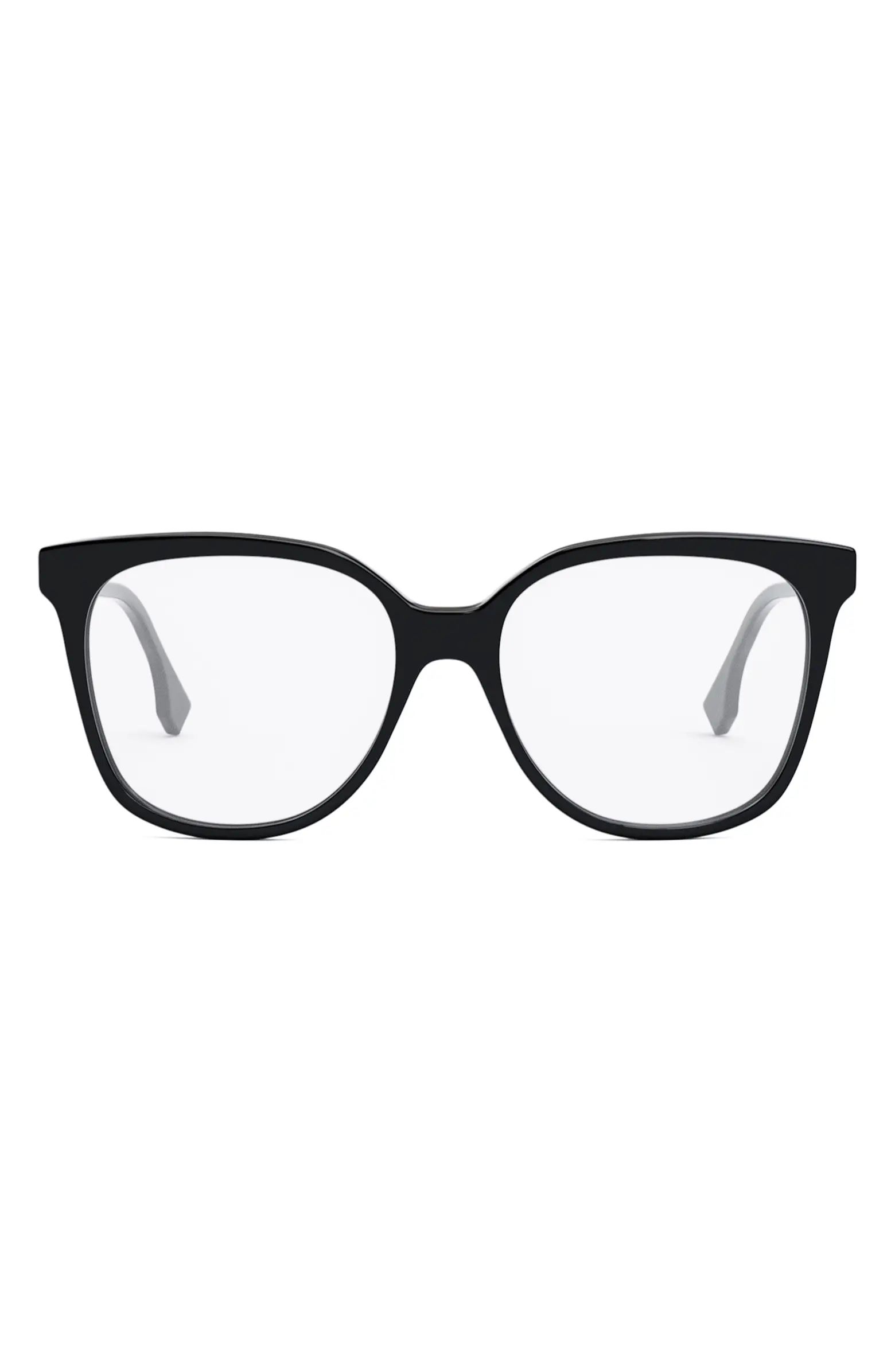 Fendi Fine 54mm Round Optical Glasses | Nordstrom | Nordstrom