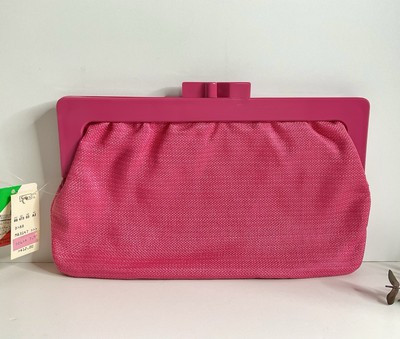 1960s 1970s NOS w/Tags Pink Clutch, 60s 70s  Made In Italy Purse, Sears | eBay US