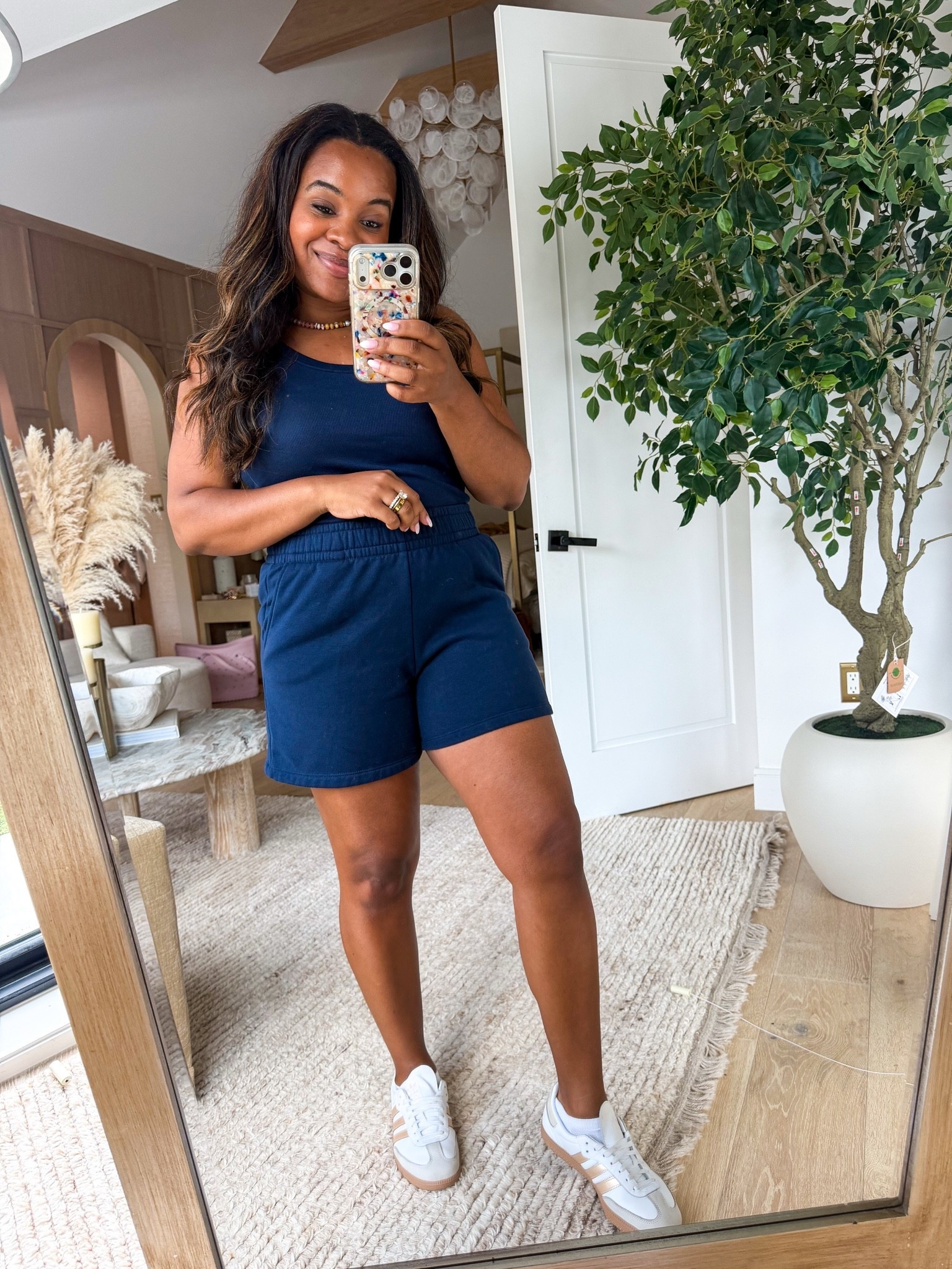 Love this activewear lounge set from Walmart! The tank is $8 and is perfect for summer. 🤍

#LTKootd #LTKSeasonal #LTKMidsize