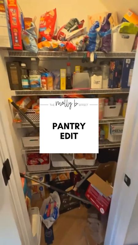 No more “throw it in = close the door” - instead, let’s open it up + stare at it 🤩 This pantry is now ready for business 🥳
.
.
@mdesign
@thecontainerstore 
@amazon

#LTKstyletip #LTKkids #LTKfamily