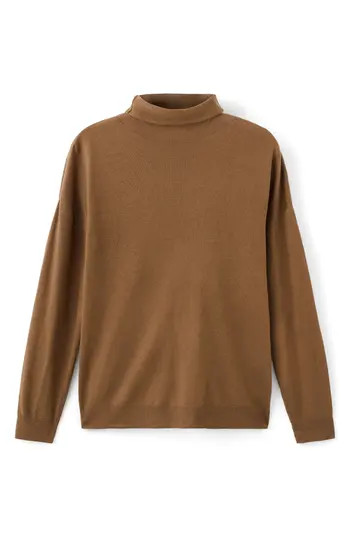 MANGO Turtleneck Sweater in Tobacco Brown at Nordstrom Rack, Size Small | Nordstrom Rack