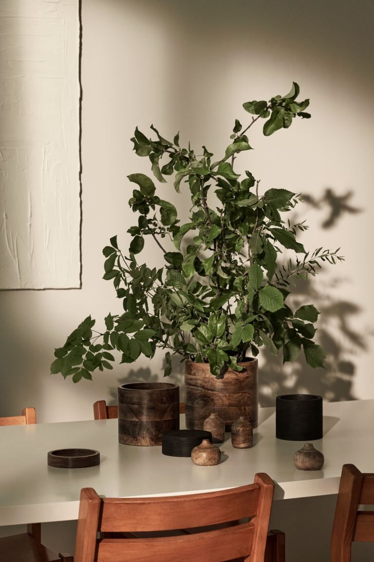 Large Wooden Plant Pot | H&M (US + CA)