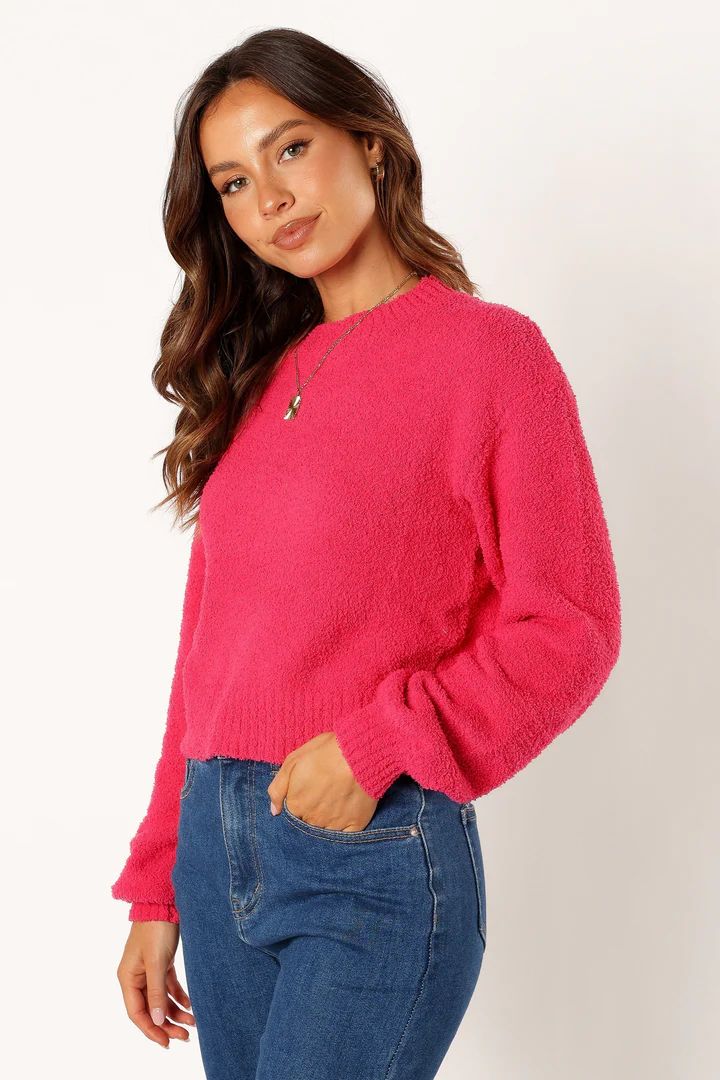Sariah Knit Sweater - Magenta | Petal & Pup (US)
