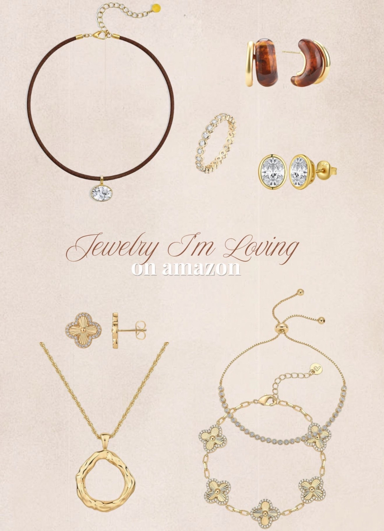 Jewelry I’m loving from Amazon! These pieces look so high end and are great quality 💯

Fall fashion, look for less, gold jewelry, clover jewelry, tennis bracelet, oval stud earrings, tortoise earrings, statement earrings, dainty, pavoi, trending, affordable finds, fancythingsblog

#LTKootd #LTKSeasonal #LTKgrwm