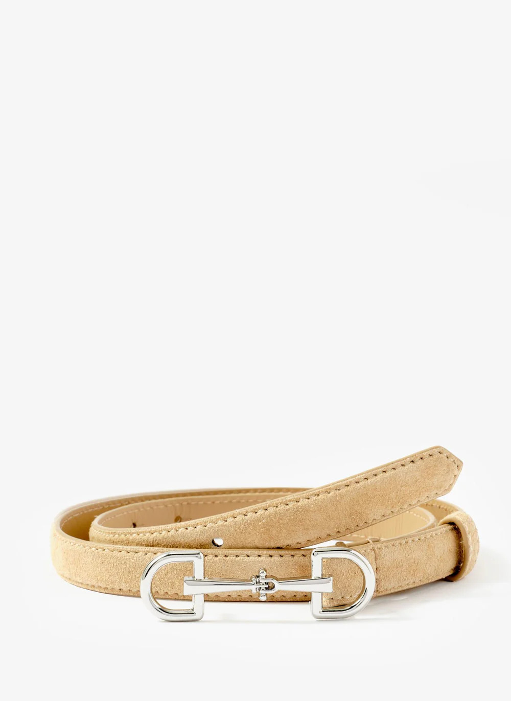 Yellow Suede Snaffle Belt | Mint Velvet