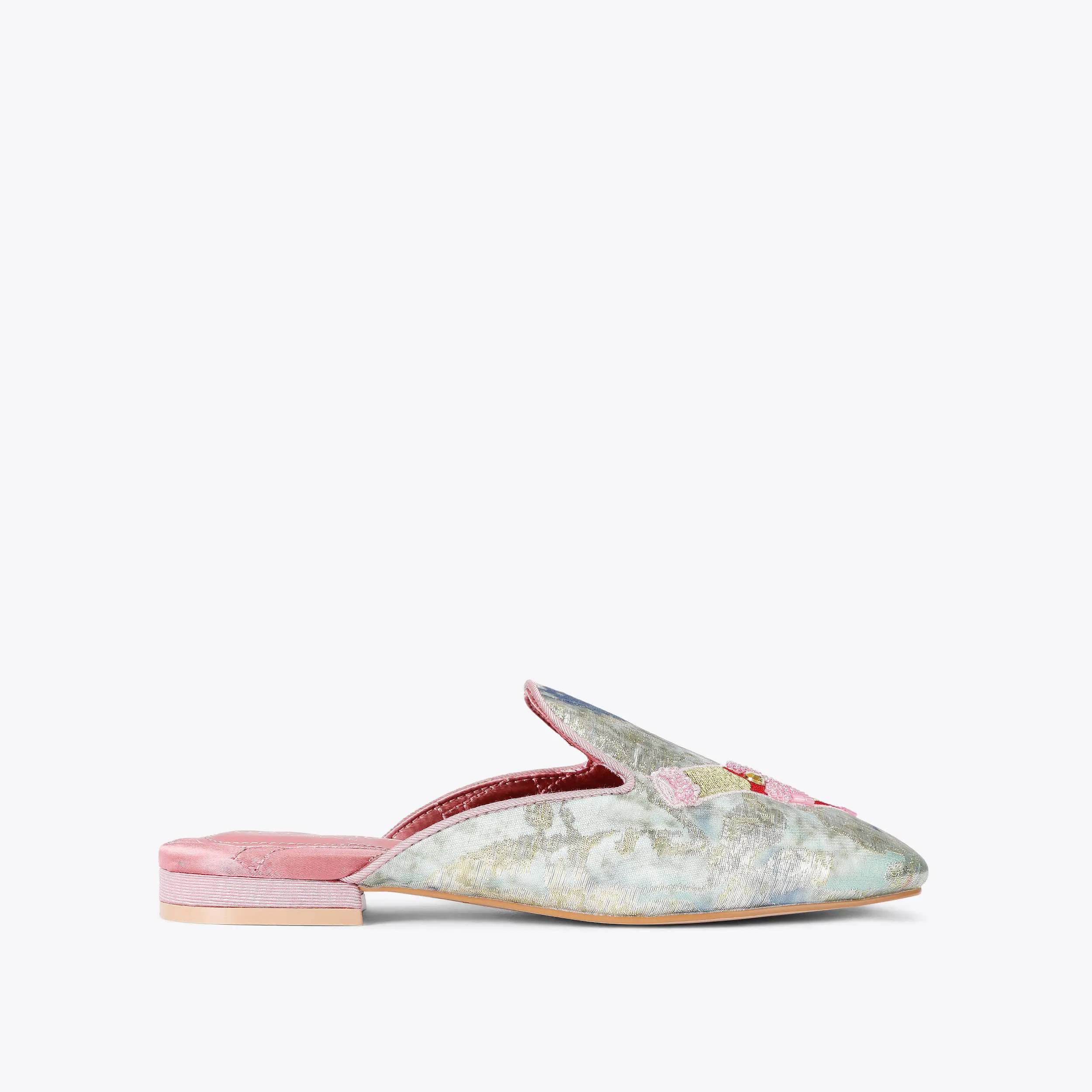 embroidered slipper | Kurt Geiger US
