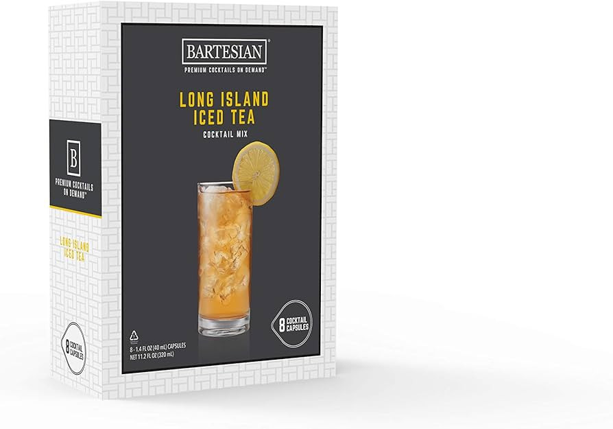 Bartesian Long Island Iced Tea Cocktail Mixer Capsules for Cocktail Machine – Home Bar Mixology... | Amazon (US)