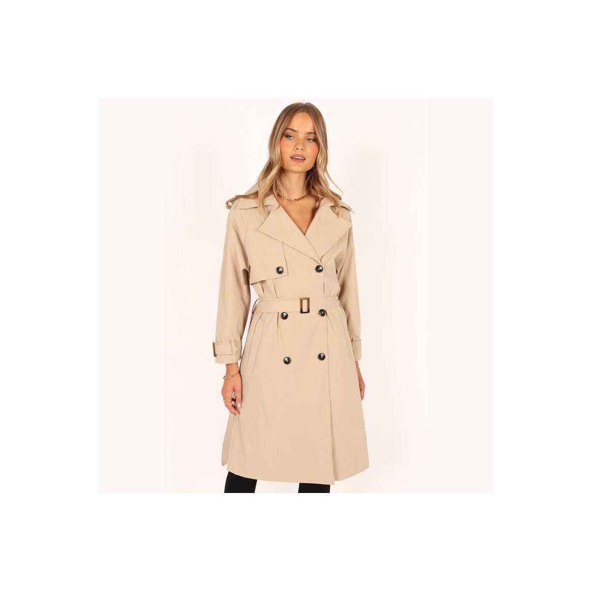 Petal and Pup Womens Trina Button Front Trench Coat | Target