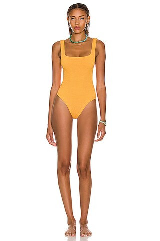 Square Neck One Piece Swimsuit | FWRD 
