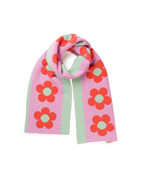 Flower Stripe Scarf - Lilac | ban.do