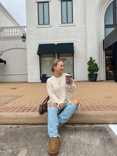 Cozy fall style inspo 🤎🧸 Wearing M in sweater 

Can use code JAMIEBECKHAM to save on my jewelry 

Amazon sweater 
Amazon chunky sweater
Cable knit sweater


#LTKfindsunder50 #LTKfindsunder100 #LTKstyletip