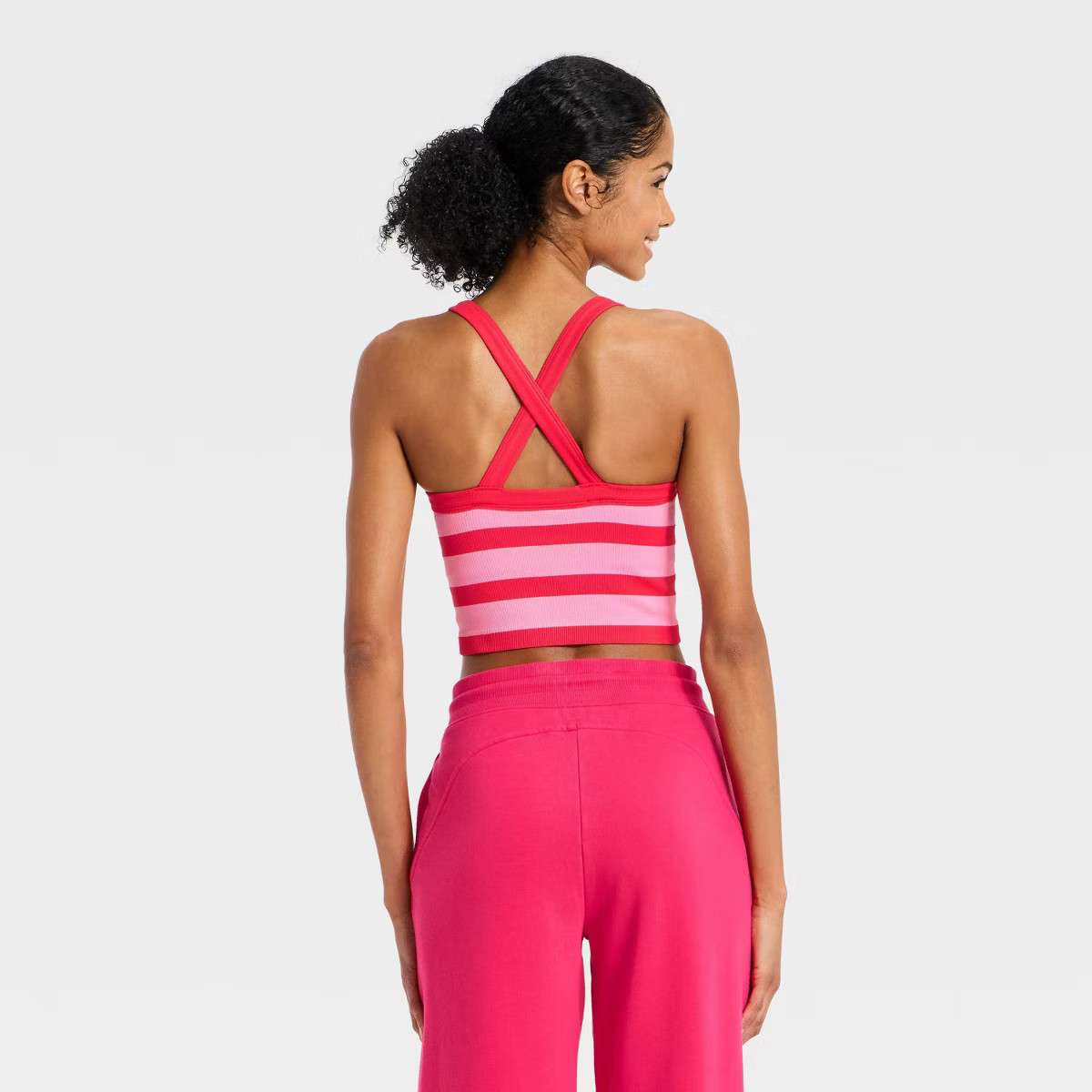 Women's Seamless Cropped Support Tank Top - JoyLab™ | Target