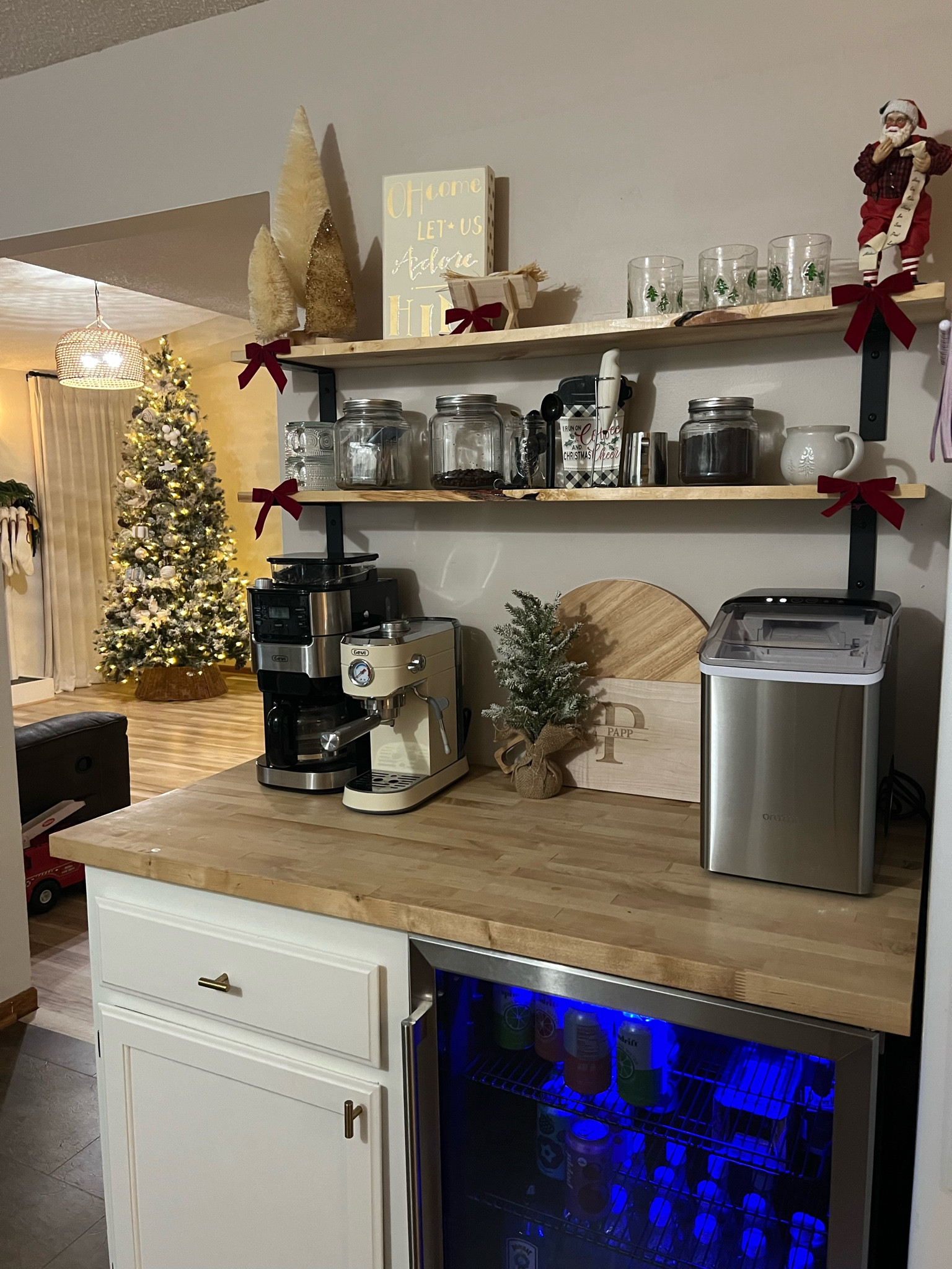 Coffee bar🫶 absolutely love our Gevi coffee pot, espresso maker and nugget ice maker 🫶 All would make a great gift!! 

#LTKGiftGuide #LTKFindsUnder100 #LTKHome