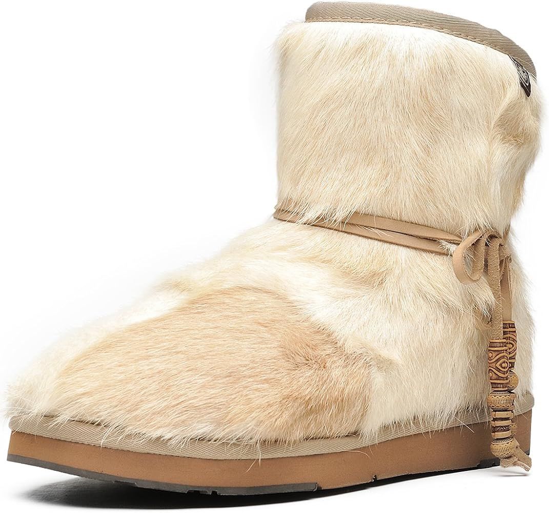 Aumu Womens Classic Thermal Mid Calf Thickening Platform Short Winter Snow Boots … | Amazon (US)