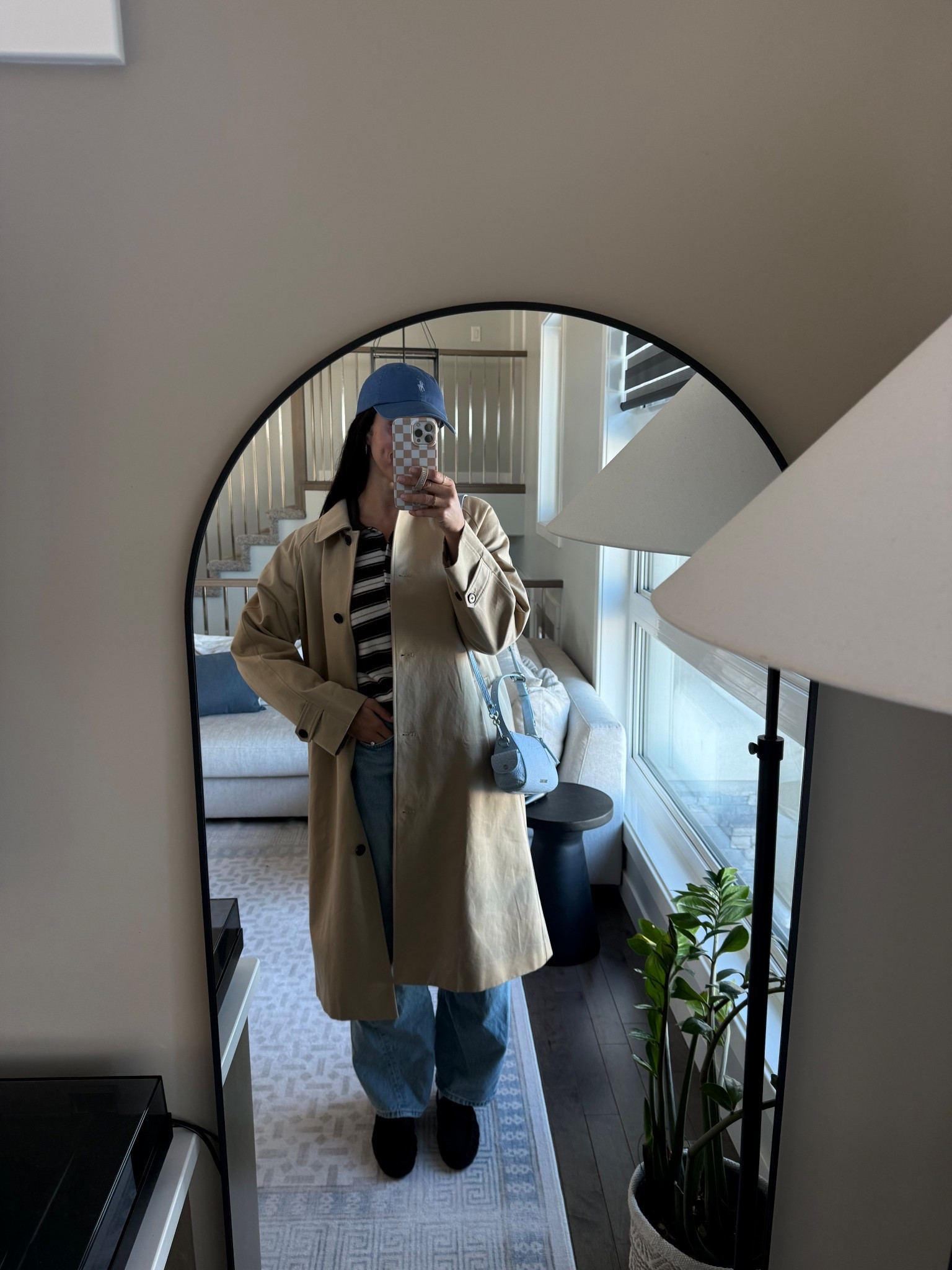 Spring outfits I’m ready for you! Sizing: medium trench coat and striped sweater. Shoes tts

#LTKcanada