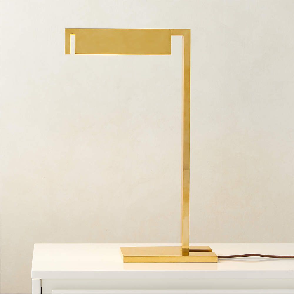 Wilde Black Metal Task Modern Table Lamp | CB2 | CB2