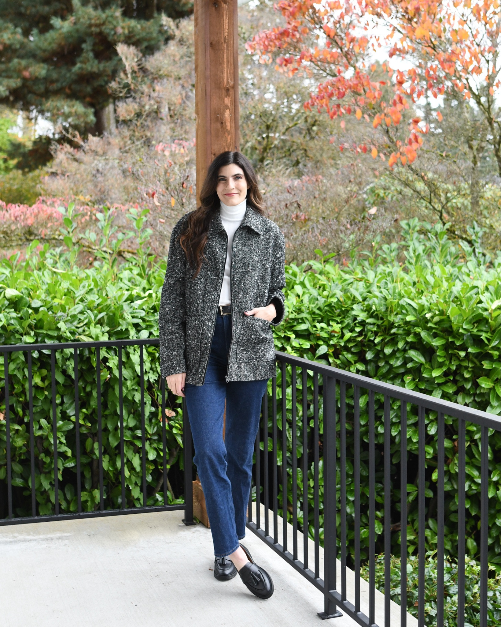 Pieces from my recent tall girl try-on: 

Skirt: sized up one size, wearing a 6
Jacket: TTS (oversized fit), wearing a medium


#LTKSeasonal #LTKFindsUnder100 #LTKStyleTip