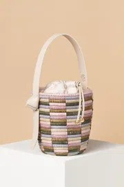 Cesta Collective Pink/olive Checkerboard Lunchpail in Pink / Olive Check | THE YES | THE YES