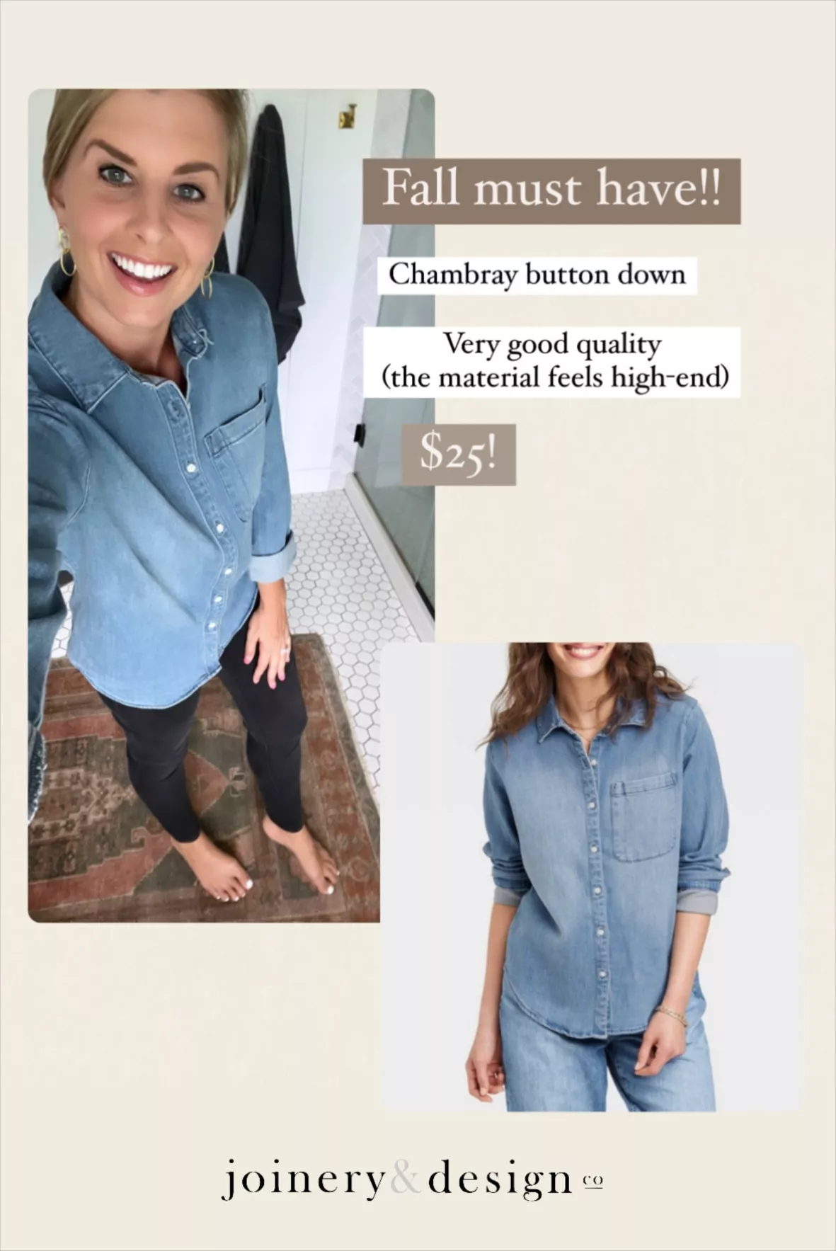 Classic denim shirt curated on LTK