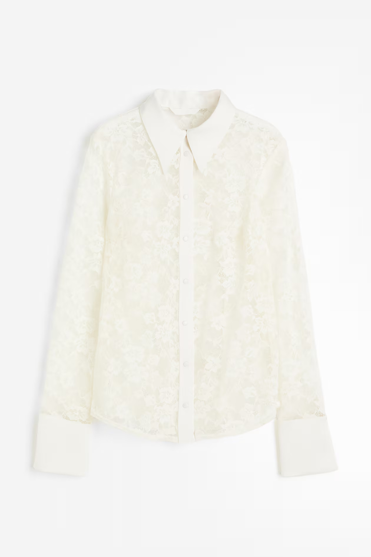 Kanten overhemdblouse | H&M (DE, AT, CH, NL, FI)