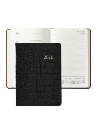 2026 Embossed Croc Leather Weekly Notebook | Bloomingdale's (US)