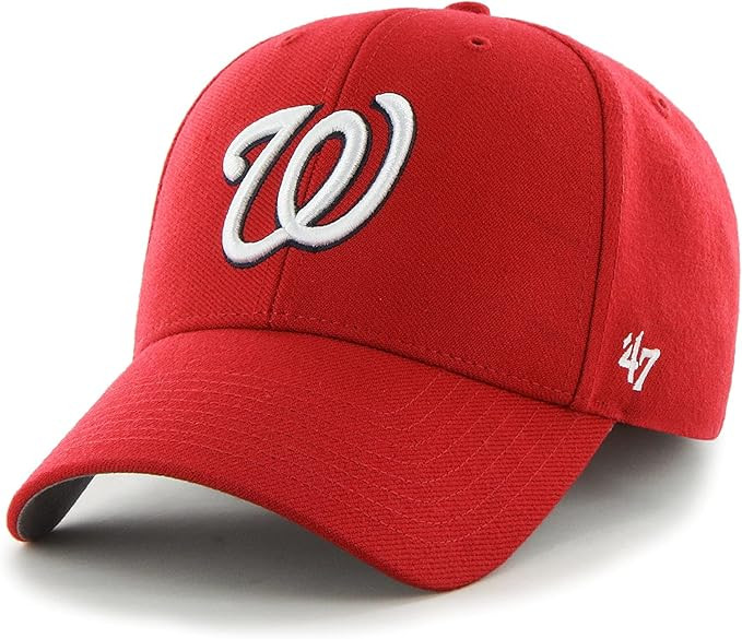 47 Brand MLB Team Color Primary Logo MVP Adjustable Structure Baseball Cap Hat, Adult One Size Fi... | Amazon (US)