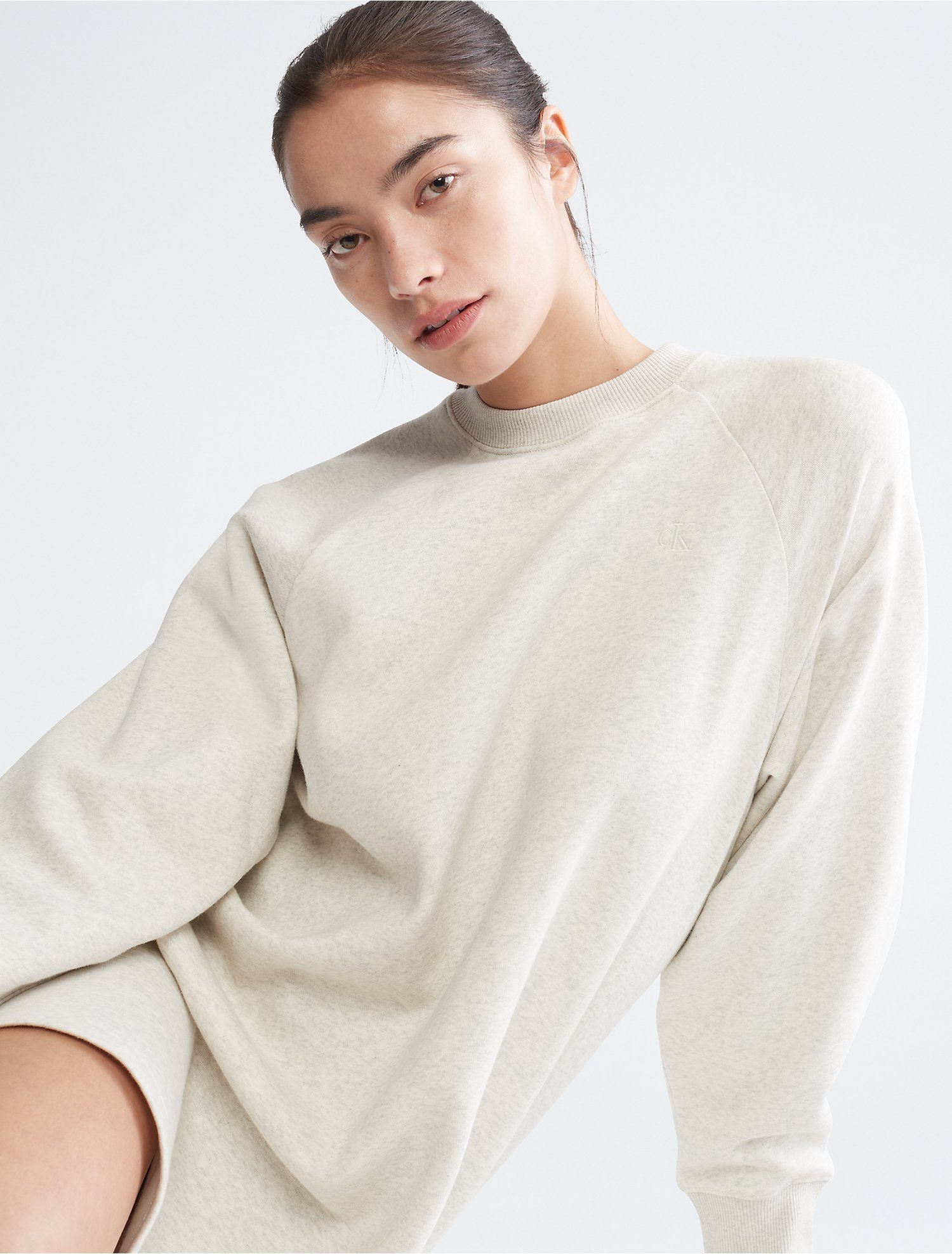 Archive Logo Fleece Sweatshirt Dress | Calvin Klein | Calvin Klein (US)