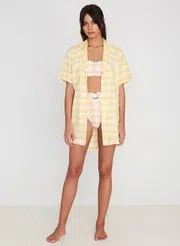 Caldera Shirt Dress Ligne Check -Final Sale | THE YES