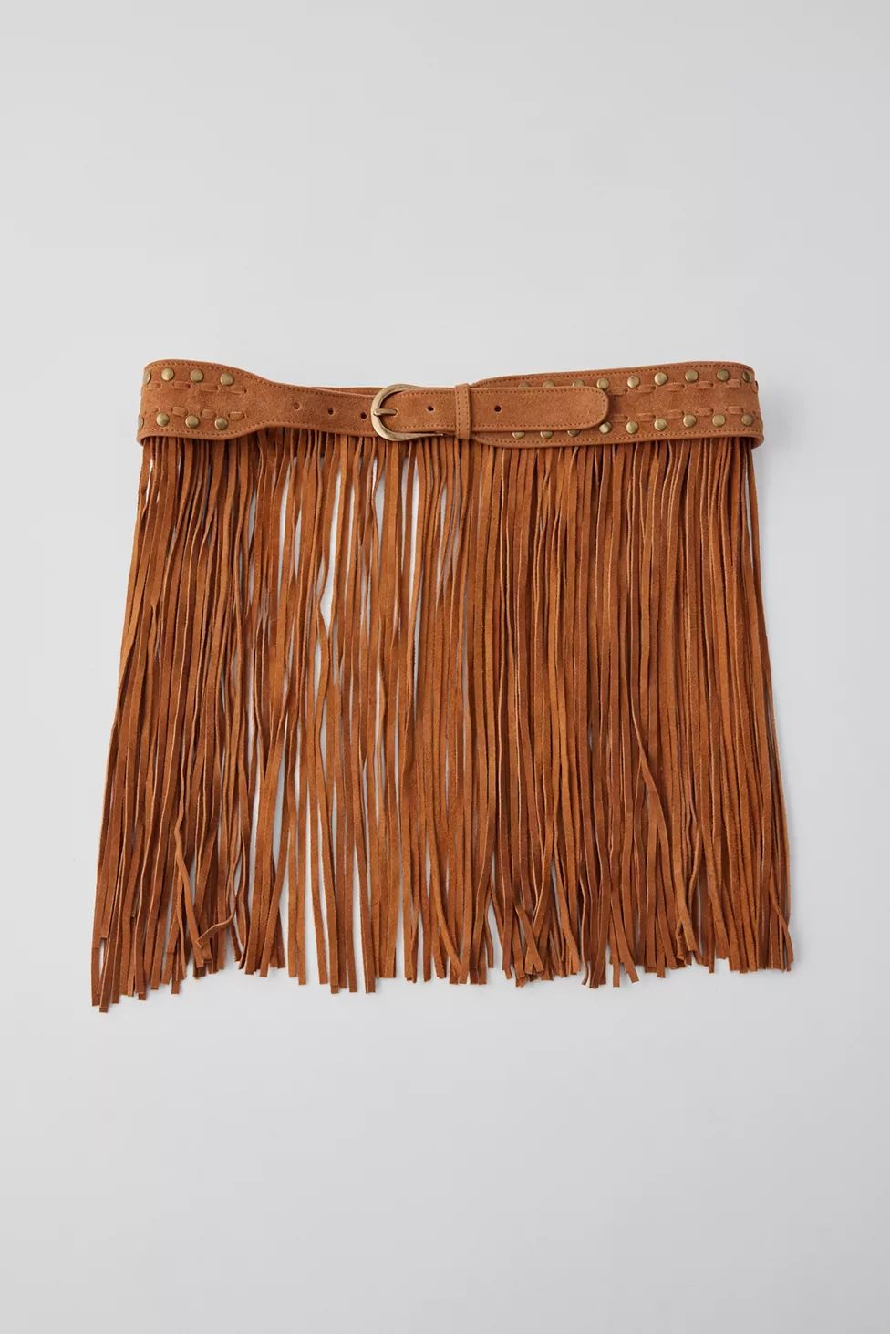Noah Suede Fringe Skirt Belt | Urban Outfitters (US and RoW)