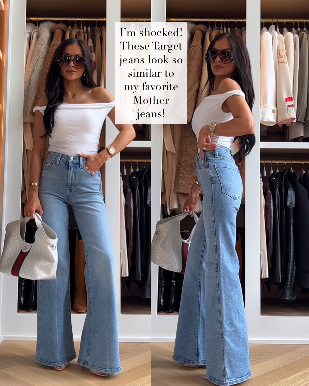 These Target finds look designer! Most are on sale from $5 and up. 
Mother denim dupe wearing a 00
These tops look just like Reformation!

#LTKOver40 #LTKmomlife #LTKPetite