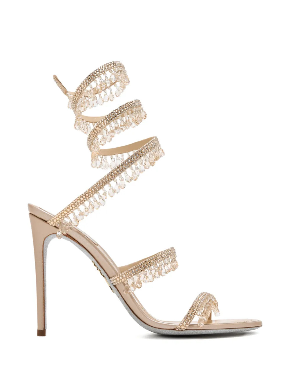 crystal-embellished heeled sandals | Farfetch Global