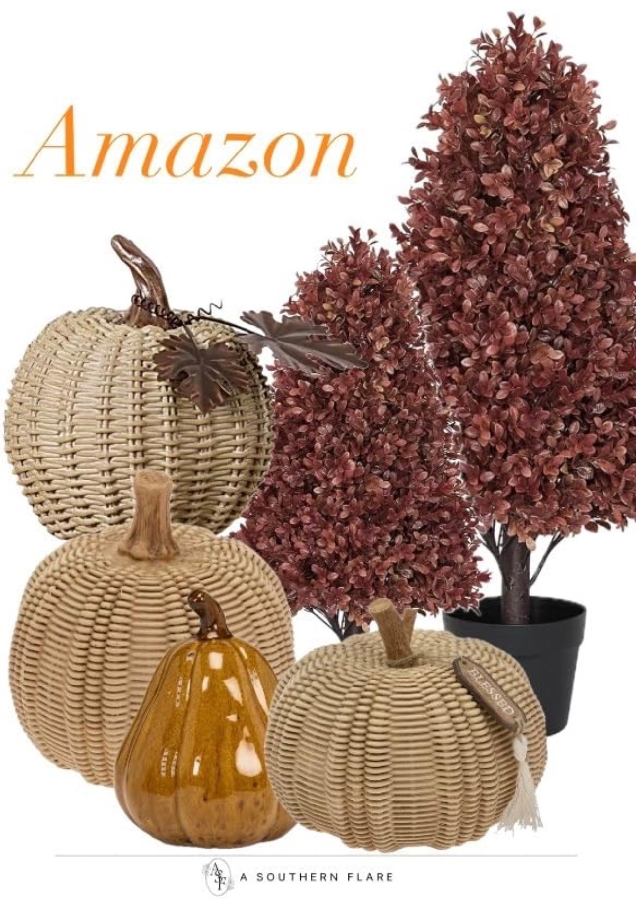 ready to fall in love with these festive decor pieces! Perfect for your home this season. #FallDecor #AutumnVibes
Posted today
Shop this photo