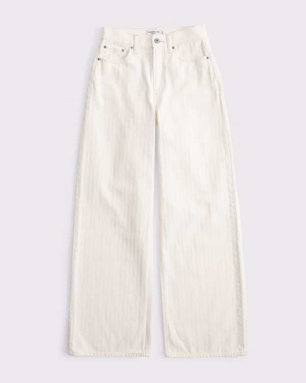 High Rise Wide Leg Jean | Abercrombie & Fitch (US)