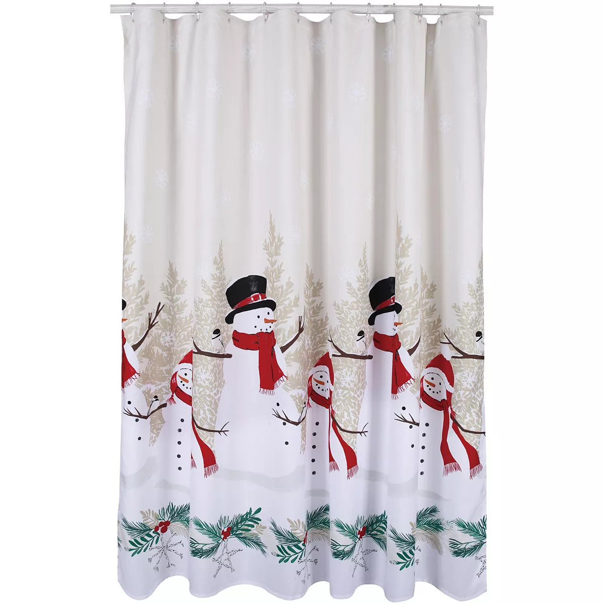 St. Nicholas Square® Yuletide Snowman Shower Curtain | Kohl's
