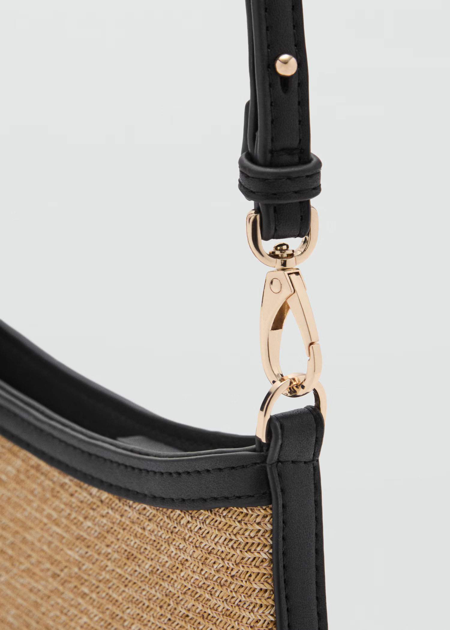 Natural fibre shoulder bag - Women | MANGO United Kingdom | MANGO (UK)