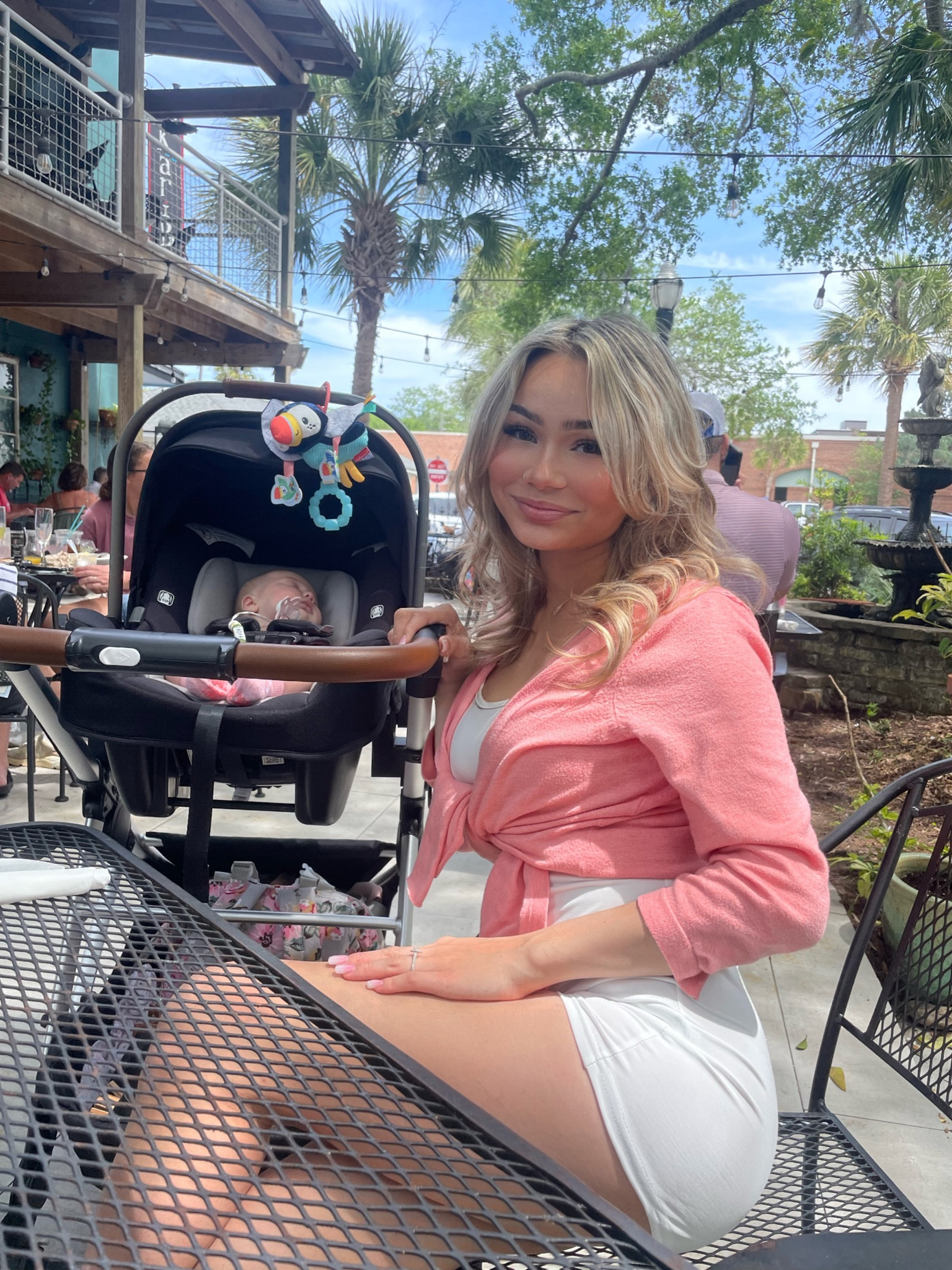 spring outfit idea 💘
ootd. amazon. white romper. backless. tie front top. coral. easter.

#LTKSeasonal #LTKstyletip #LTKunder100