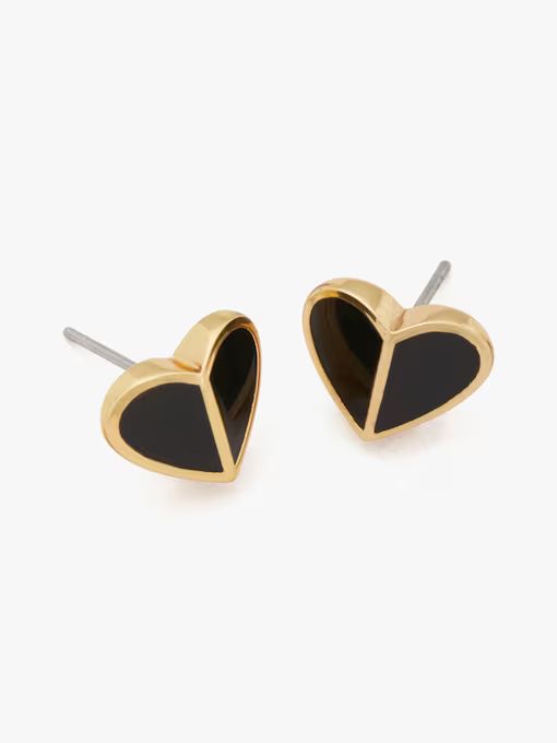 Heritage Spade Small Heart Studs | Kate Spade (US)