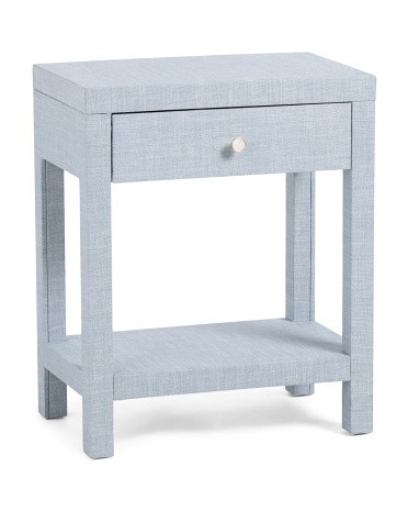 21.5x13x26in Linen Wrapped Side Table | TJ Maxx