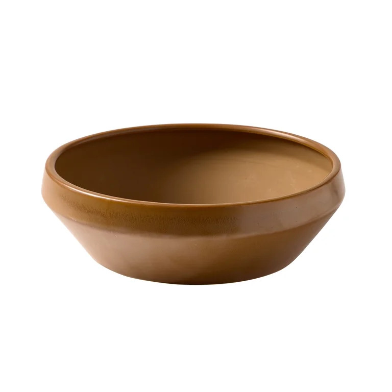 Better Homes and Gardens Brown Ceramic Bowl for Tabletops, 11.25 Inches | Walmart (US)