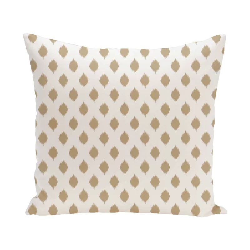 Geometric Print Outdoor Square Pillow Cover and Insert | Wayfair North America