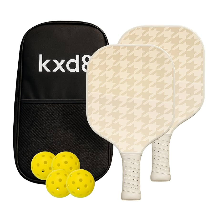 Pickleball Paddles Set of 2/4- USAPA Approved Fiberglass Surface Pickleball Set Includes 4 Balls ... | Amazon (US)