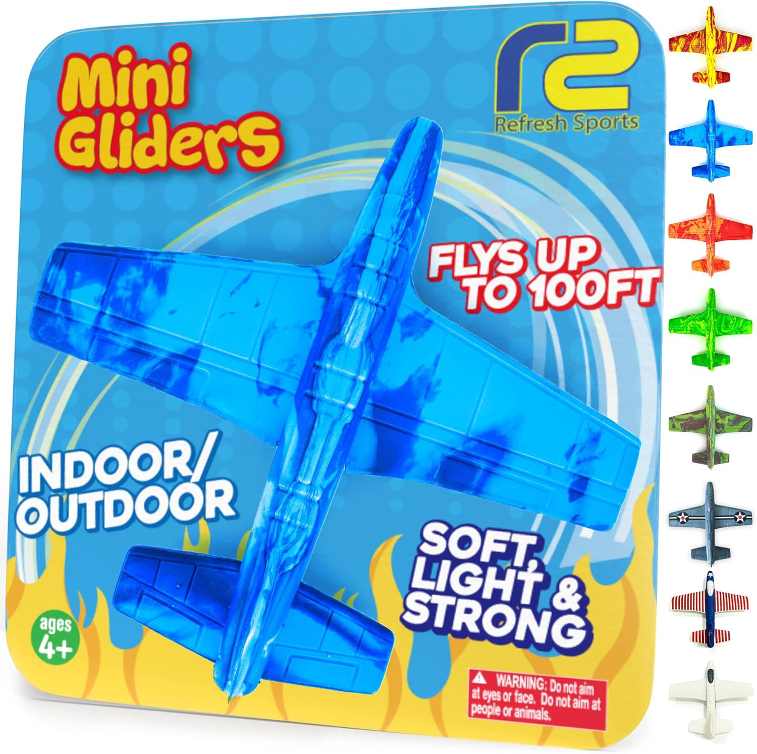 Airplane Toy Foam Airplanes for Kids: Best Stocking Stuffers for Boys & Girls - Easy Throwing Air... | Amazon (US)