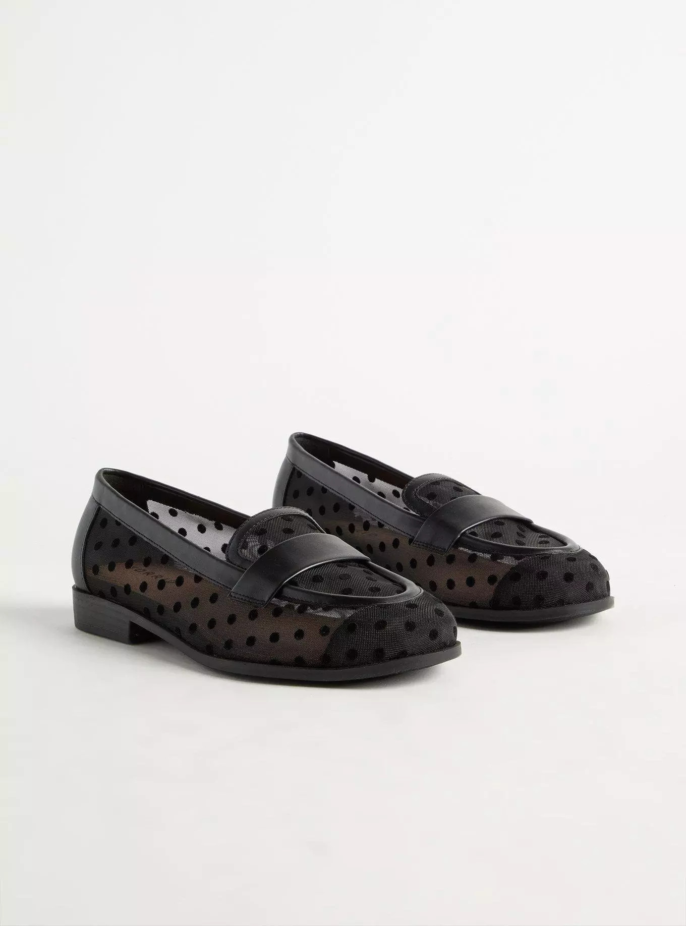 Mesh Dot Loafer (WW) | Torrid (US & Canada)