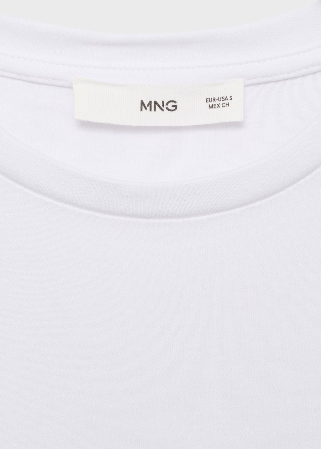 Long sleeve cotton t-shirt - Women | MANGO USA | Mango (US/MX/AU)