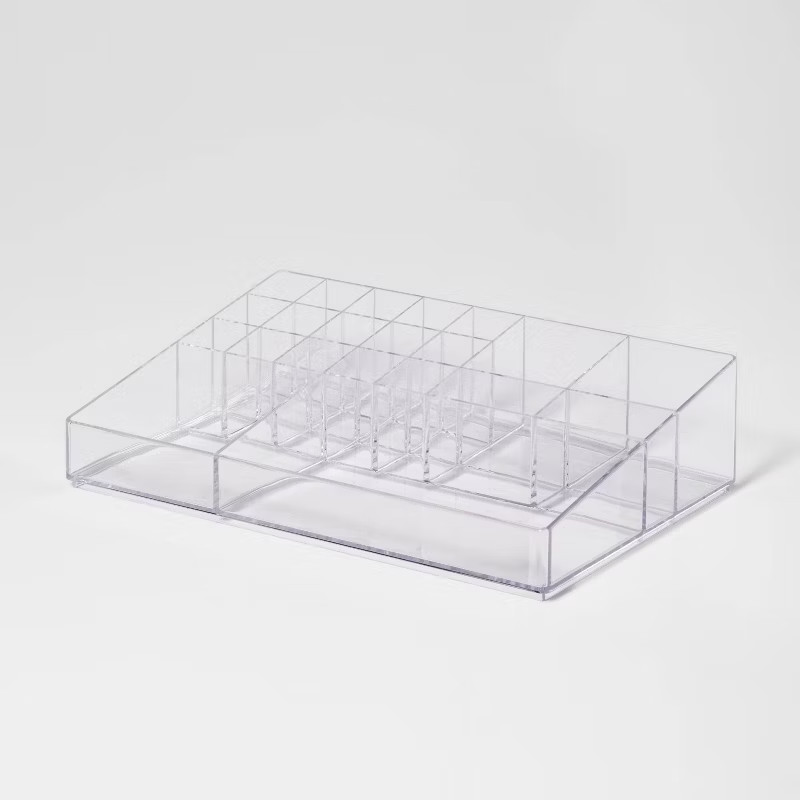 Bathroom Plastic Extra Large Cosmetic Organizer Clear - Brightroom™ | Target