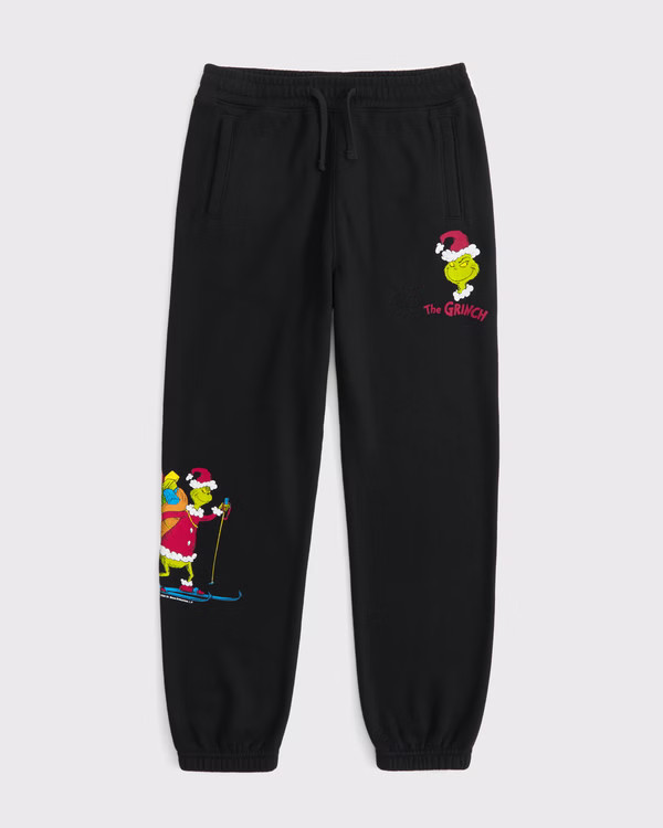 the grinch graphic loose sweatpants | Abercrombie & Fitch (US)