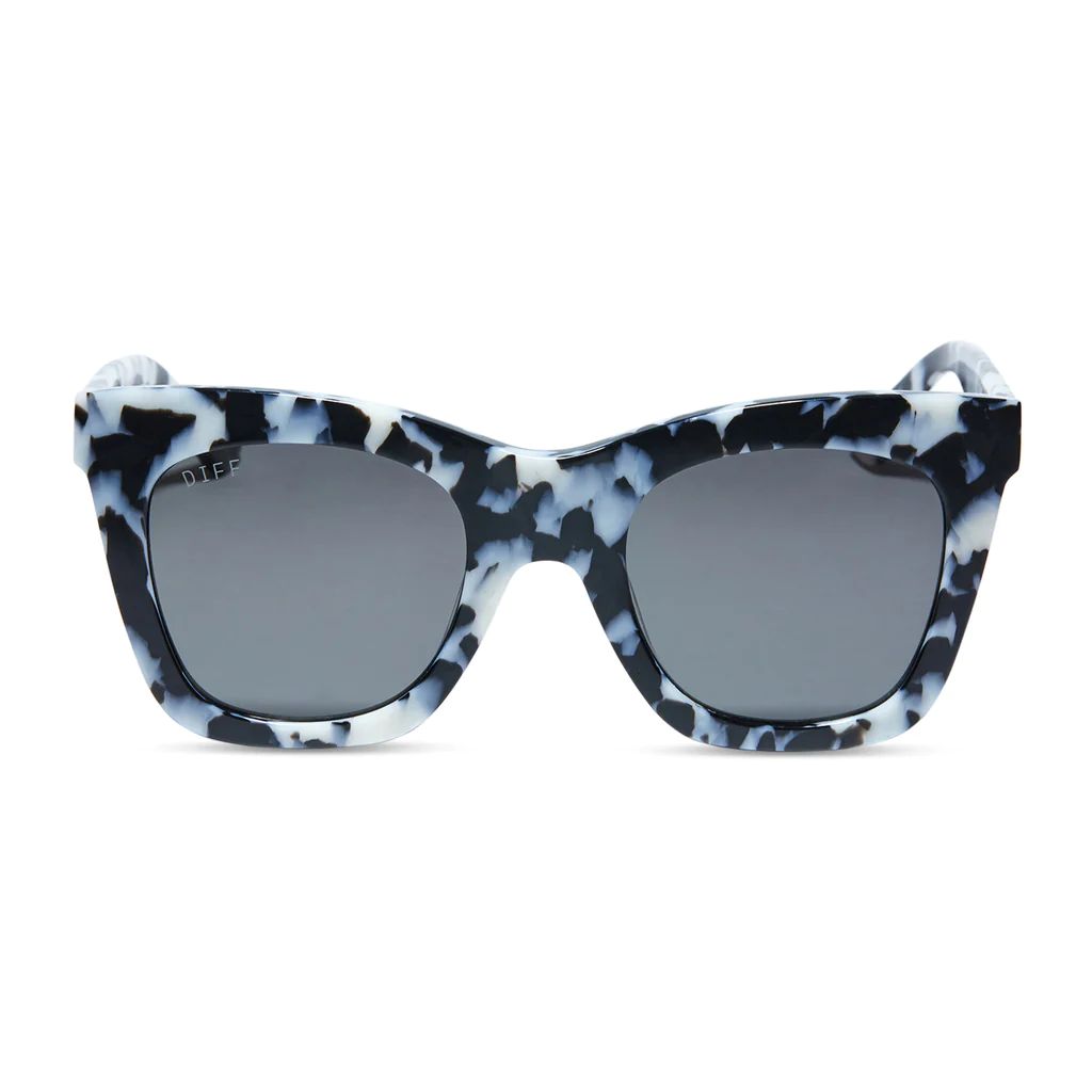 KAIA - RICH HIDE + GREY POLARIZED SUNGLASSES | DIFF Eyewear